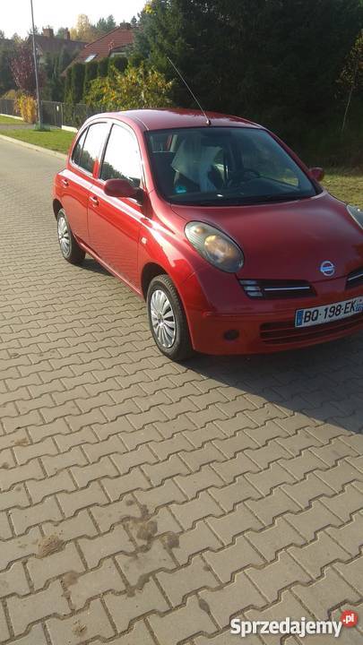 Nissan Micra 2005r welurowa tapicerka Nissan Margonin