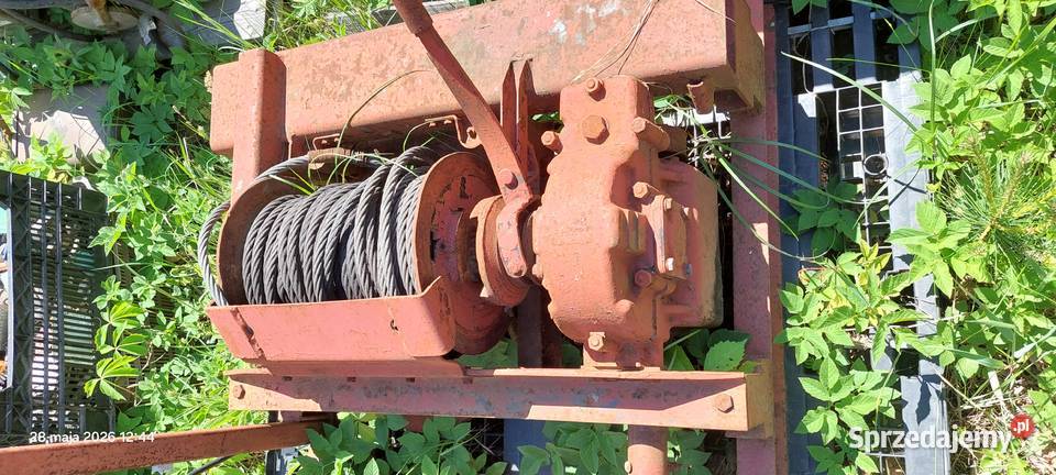 wciągarka mechaniczna z motoreduktorem