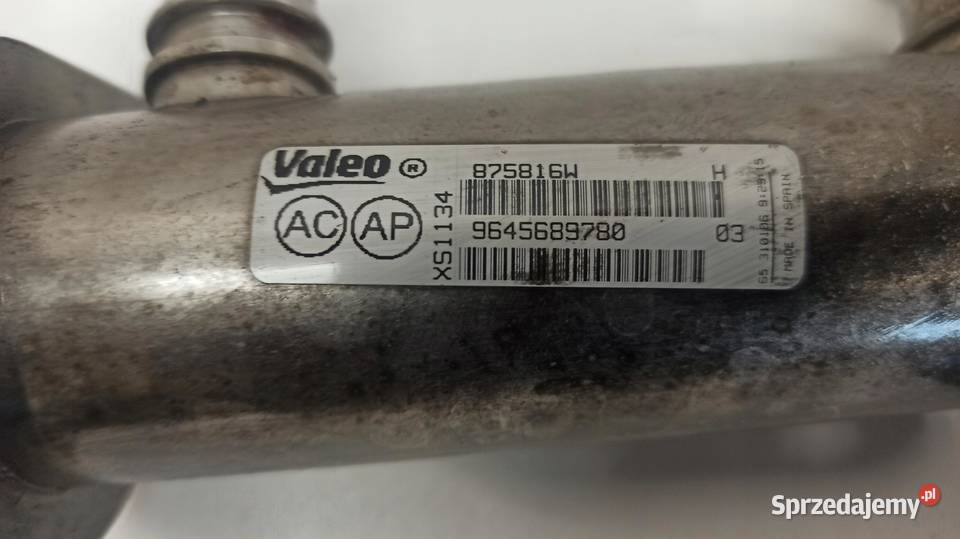 VOLVO C30 S40 V50 CHŁODNICA SPALIN 9645689780