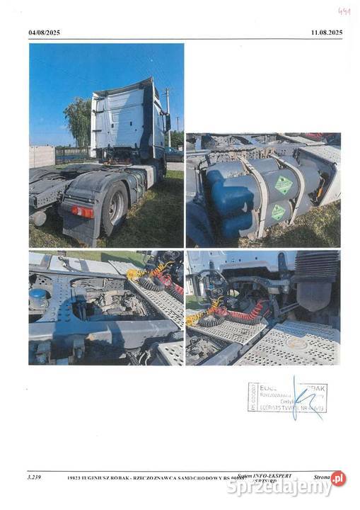 Syndyk sprzeda ciągnik samochodowy Mercedes Konin