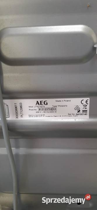 PRALKA AEG 7000 L7TE74275 LAVAMAT 17 A STAN Bondary