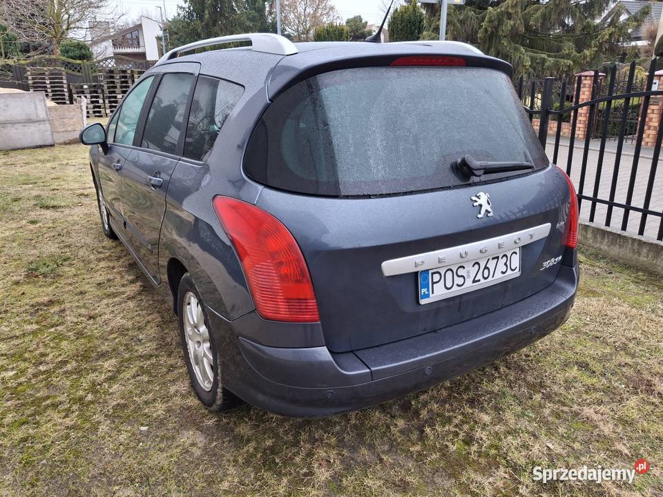 Peugeot 308sw 16hdi 2008r Rok produkcji 2008 Ostrów Wielkopolski sprzedam