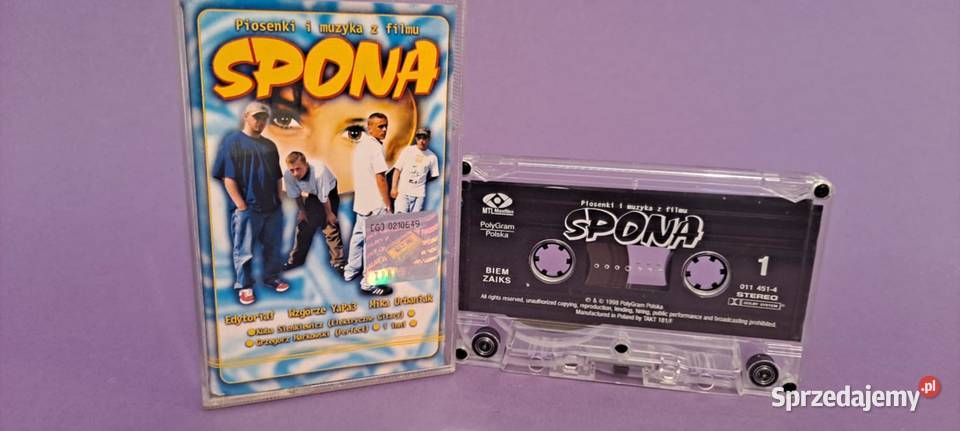 SPONA piosenki i muzyka z filmu 1998 KASETA Kraków