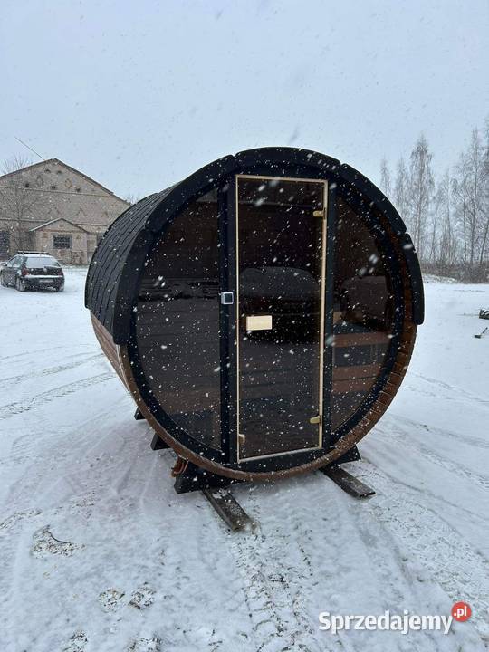 Sauna Beczka 200 Panoramiczna Bania Ruska Puńsk sprzedam
