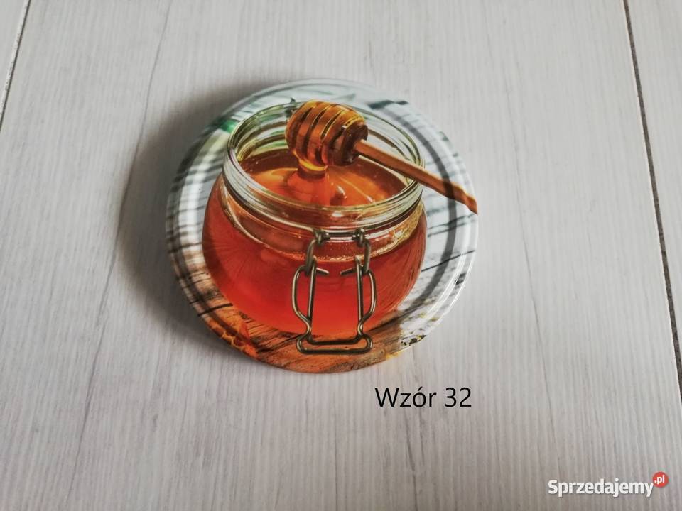 Zakrętki do słoików MIÓD FI82 HONEY Akcesoria kuchenne Łódź