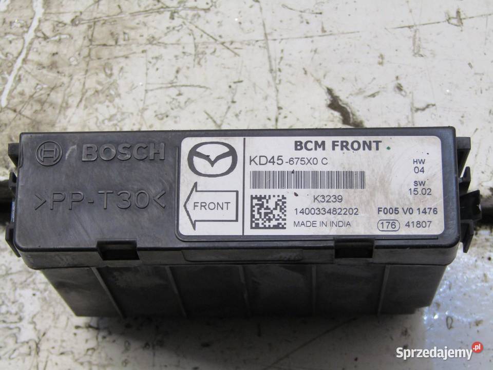 MODUŁ STEROWNIK BCM MAZDA CX5 CX5 KE KD45675X0 osobowe