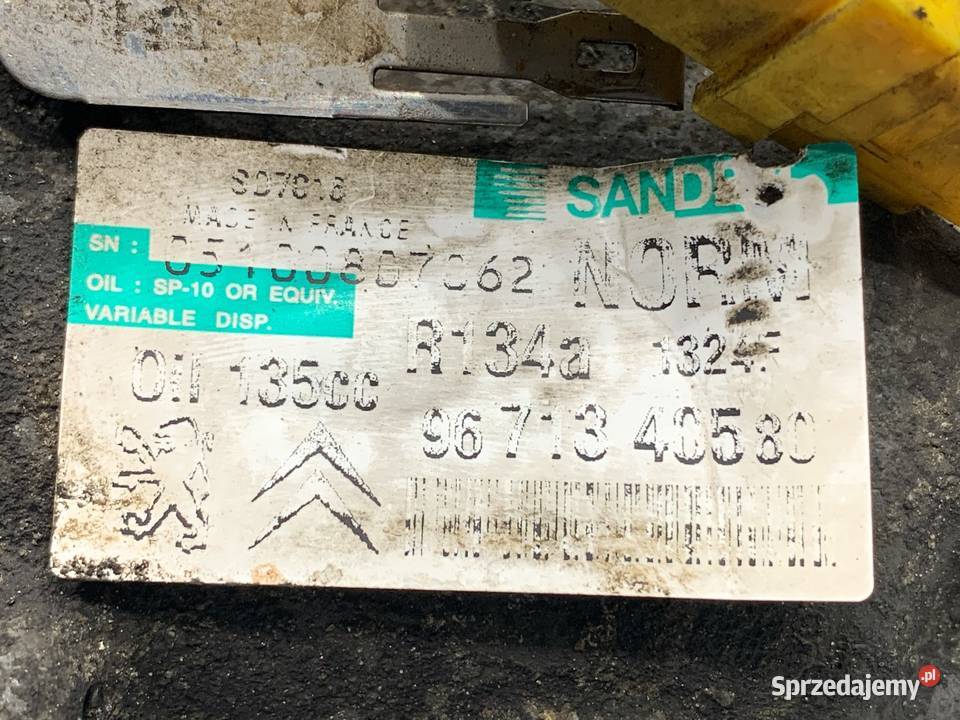 SPRĘŻARKA KLIMATYZACJI CITROEN C5 III 9671340580