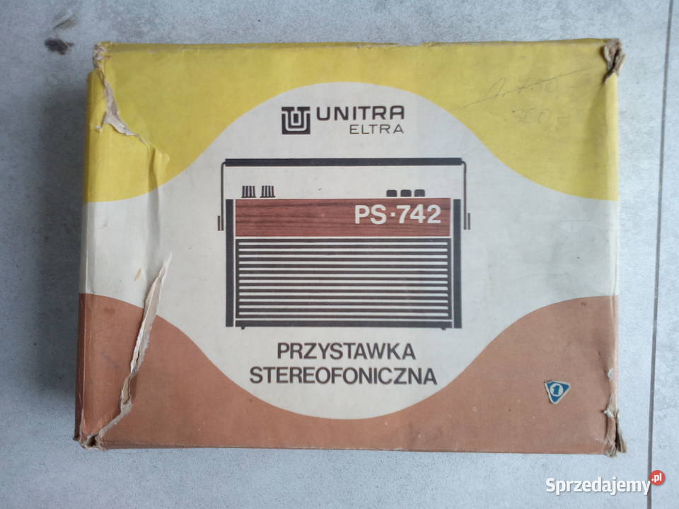 Unitra przystawka stereofoniczna 742 karton dolnośląskie Kąty Wrocławskie