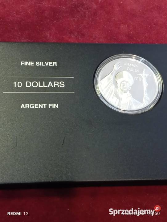 CANADA 2005 10 dolarów w srebrze proof PP PAPIEŻ Numizmatyka Warszawa