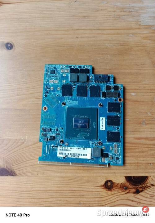 NVIDIA Clevo GTX 1060 MXM 6GB Grodzisk Mazowiecki