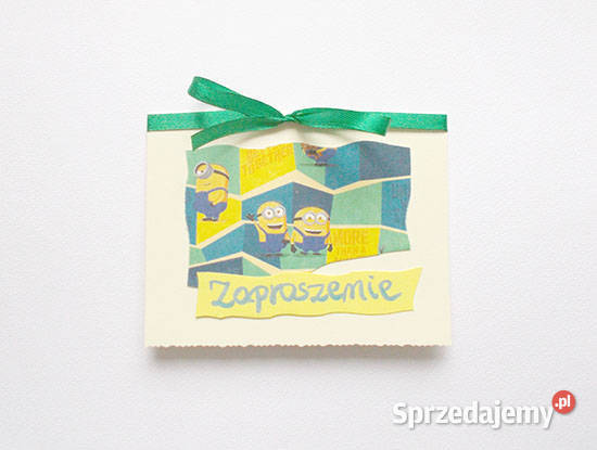 minionki zaproszenie ogólne bajkowe zaproszenia Opole sprzedam