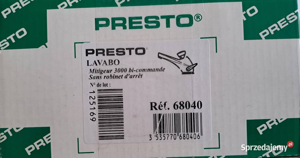 Sprzedam baterie umywalkowe PRESTO Gryfino sprzedam