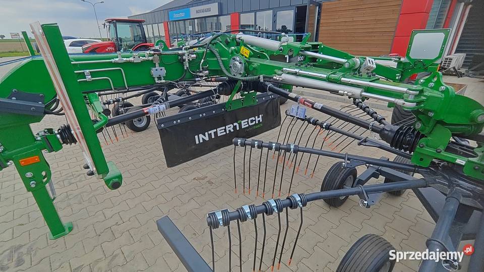 Zgrabiarka InterTech 2karuzelowa ZKD800 Piotrków Trybunalski sprzedam
