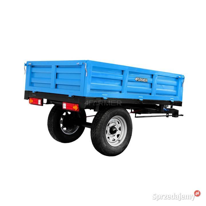Przyczepa rolnicza jednoosiowa 15T z kiprem Tajęcina