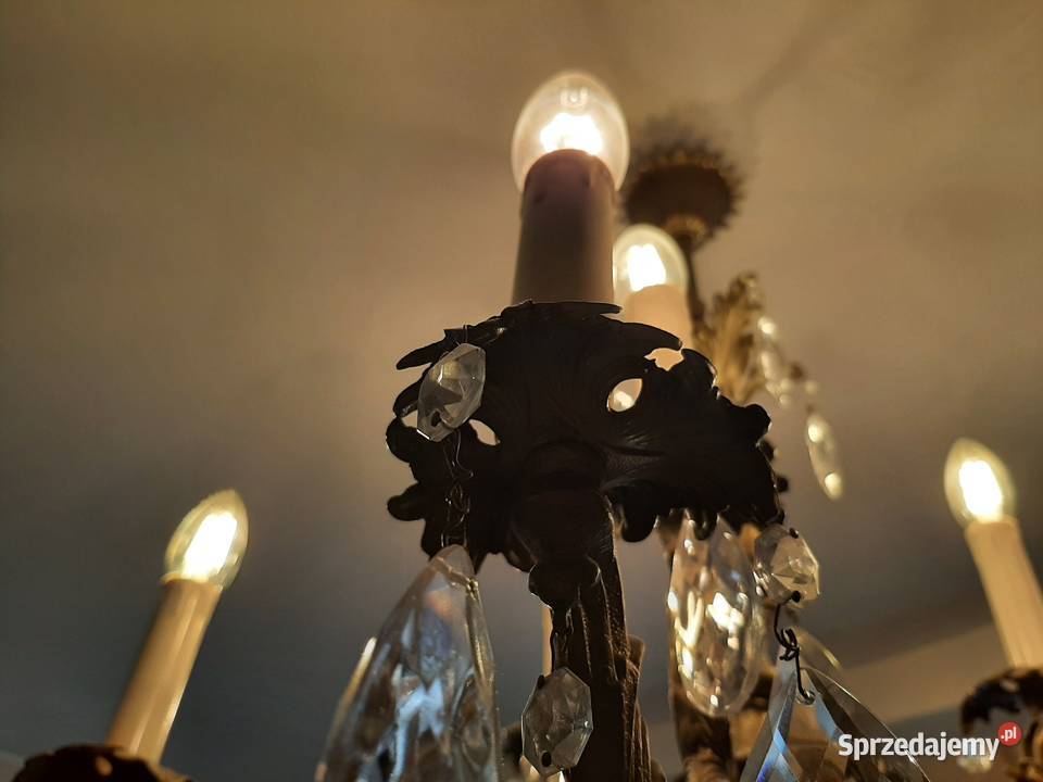 Żyrandol dwupoziomowy 6ramienny sprzedam