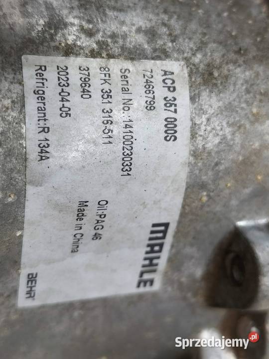 SPRĘŻARKA KLIMATYZACJI 18 16V Citroen Xsara I świętokrzyskie