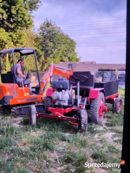 Traktor ogrodowy wozidlo Mszana