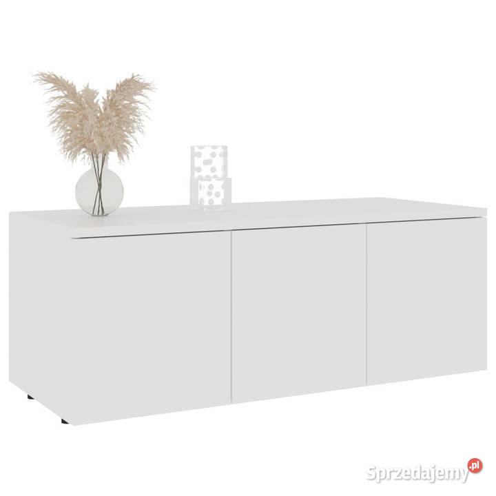 Szafka pod TV biała 80x34x30 materiał Warszawa