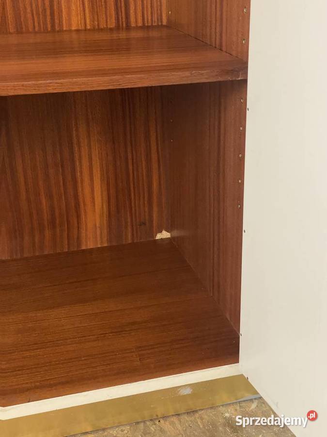 Biała szafa pięciodrzwiowa z lustrami Gryfice