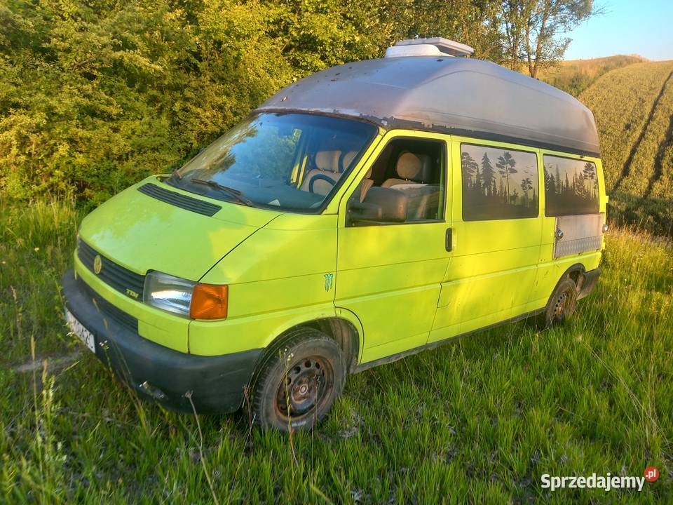 Vw t4 25 tdi syncro kamper 4x4 z klimatyzacja Miechów