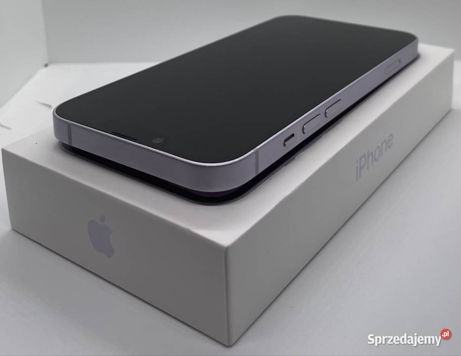 iPhone 14 128 GB Purple NOWY Zestaw