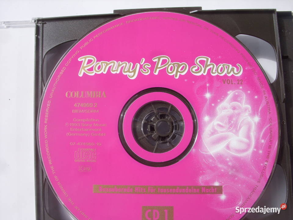 Sklad cd Ronnys Pop Show 22 2 CD 1993 Wołów