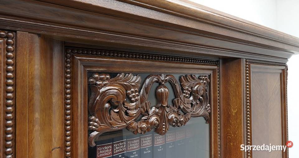 Antyk biblioteka z lat 20tych renowacji Szafy i garderoby Jerka