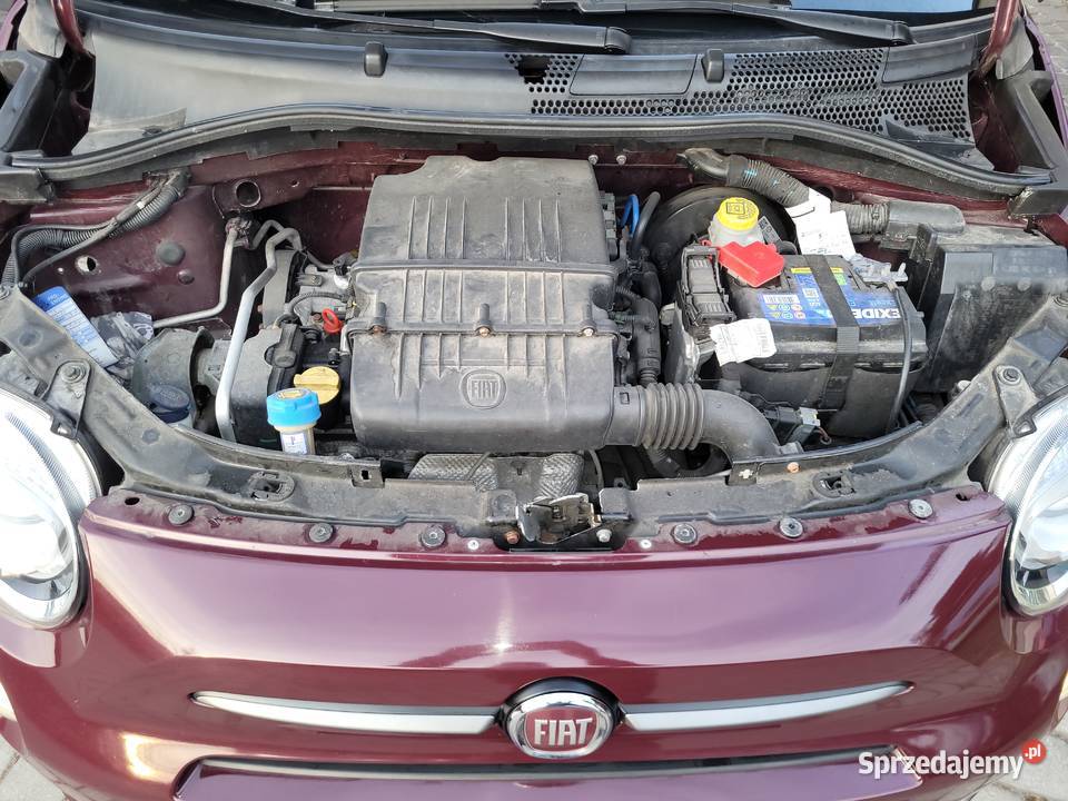 Fiat 500 S 12 czarny sufit mały przebieg Warszawa