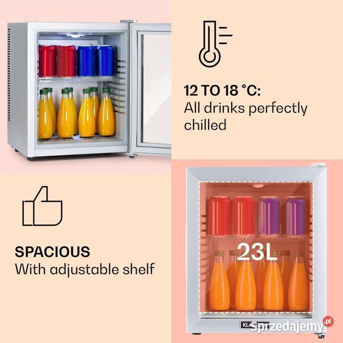 Nowa Lodówka Chłodziarka Mini Bar Klarstein Nowe Bielice