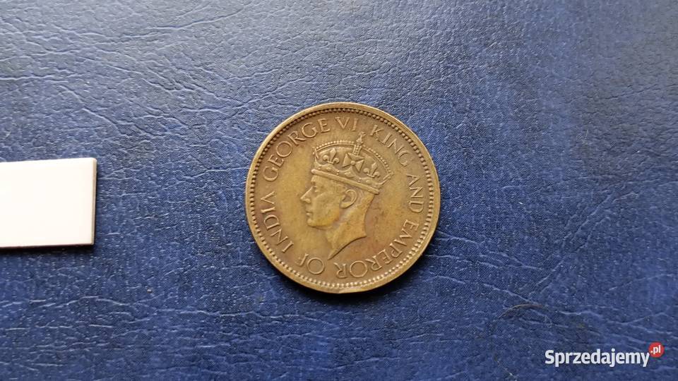 Stare monety 50 cent 1943 Cejlon 2 Lesko