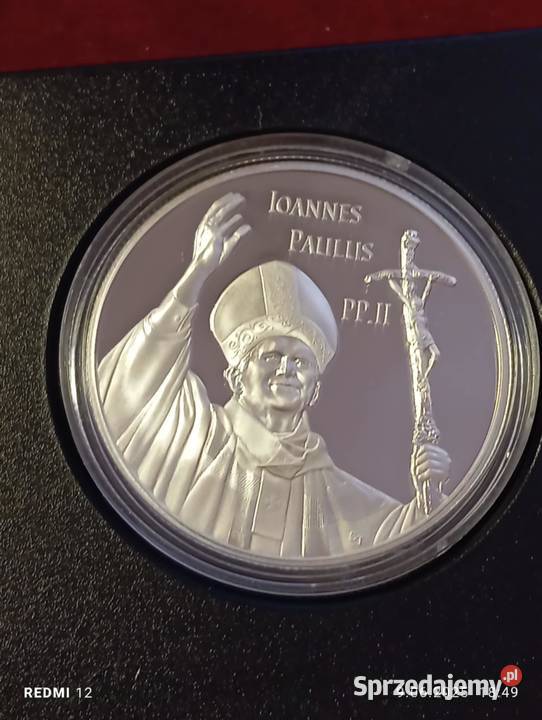 CANADA 2005 10 dolarów w srebrze proof PP PAPIEŻ Warszawa