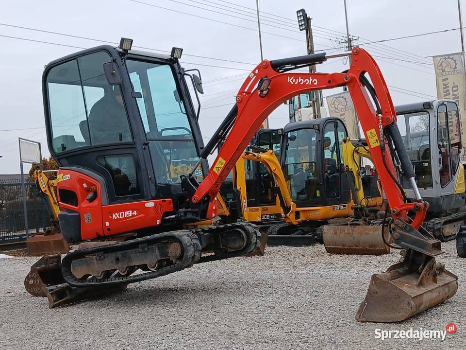 Kubota KX0194 Minikoparka z 2020 roku waga 1900