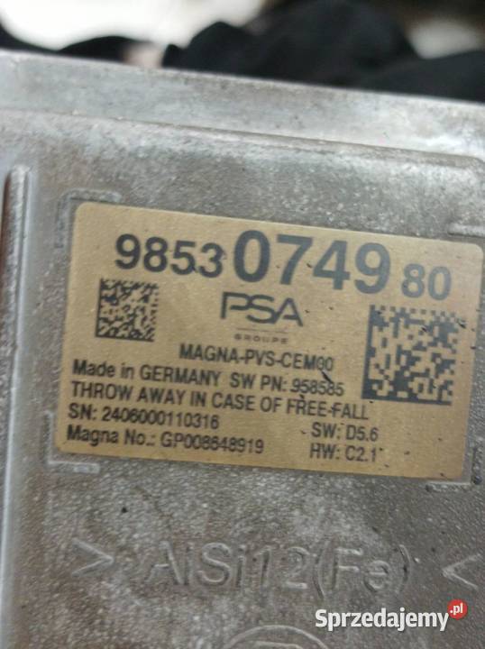 MODUŁ WZMACNIACZ RADIA NAWIGACJI 9853074980 Opel