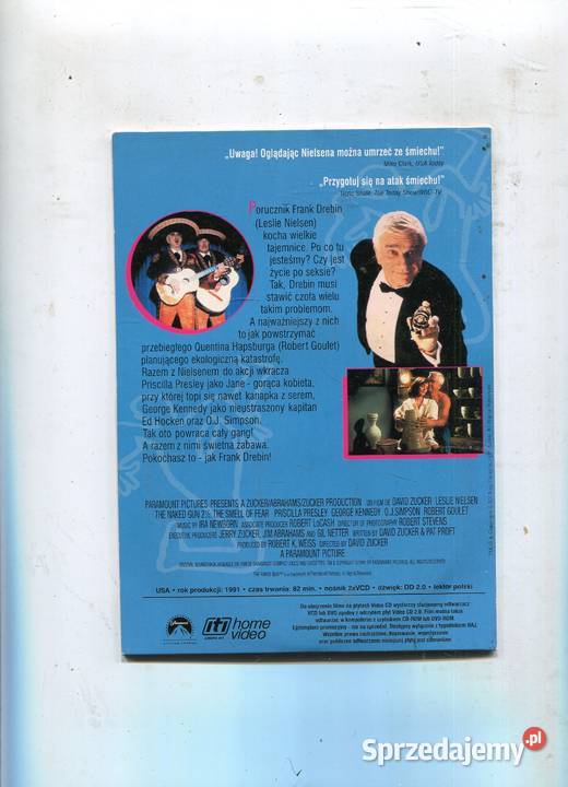 Naga broń 2 12 Kto broni prezydenta Film DVD zachodniopomorskie