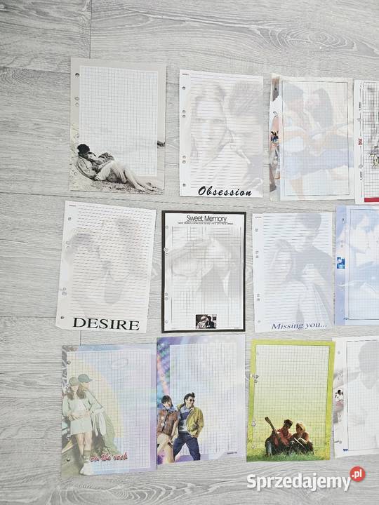 Duże karteczki do segregatora miłość ludzie pary mazowieckie Łomianki Dolne