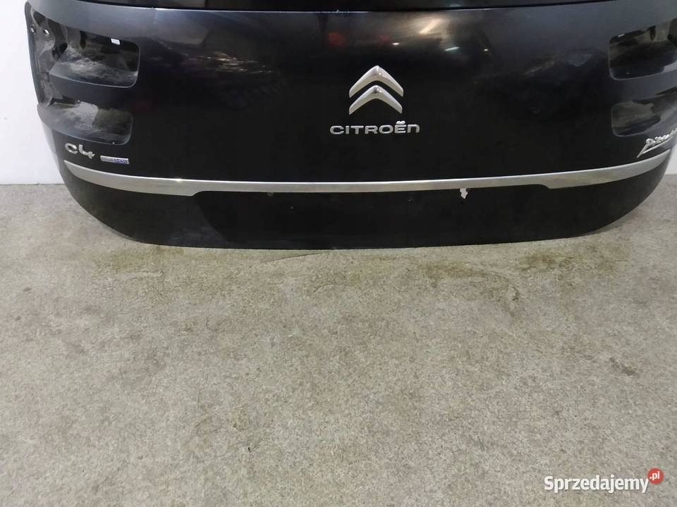 KLAPA TYŁ CZARNA Citroen C4 Grand Picasso II