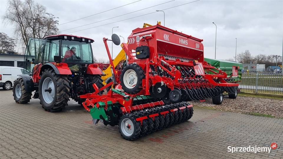 Siewnik do zboża dwutalerzowy 3m HMS agromasz Włocławek