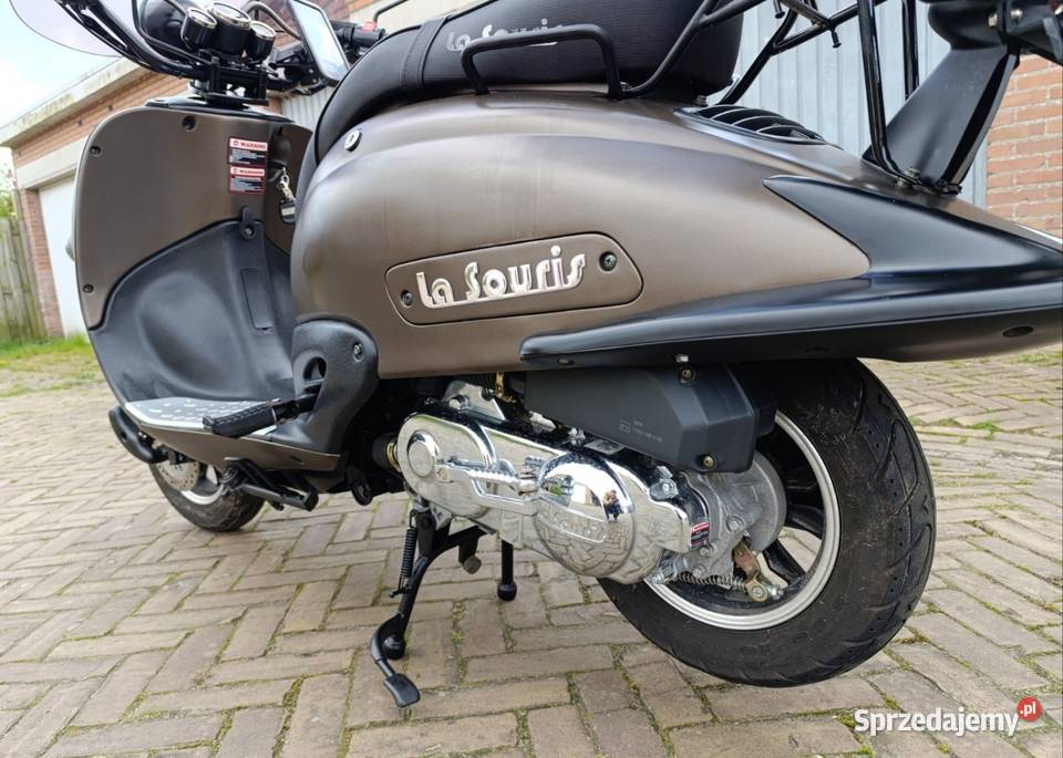 Skuter 50 retro 2020 Black Shadow super stan kujawsko-pomorskie Kowalewo Pomorskie sprzedam