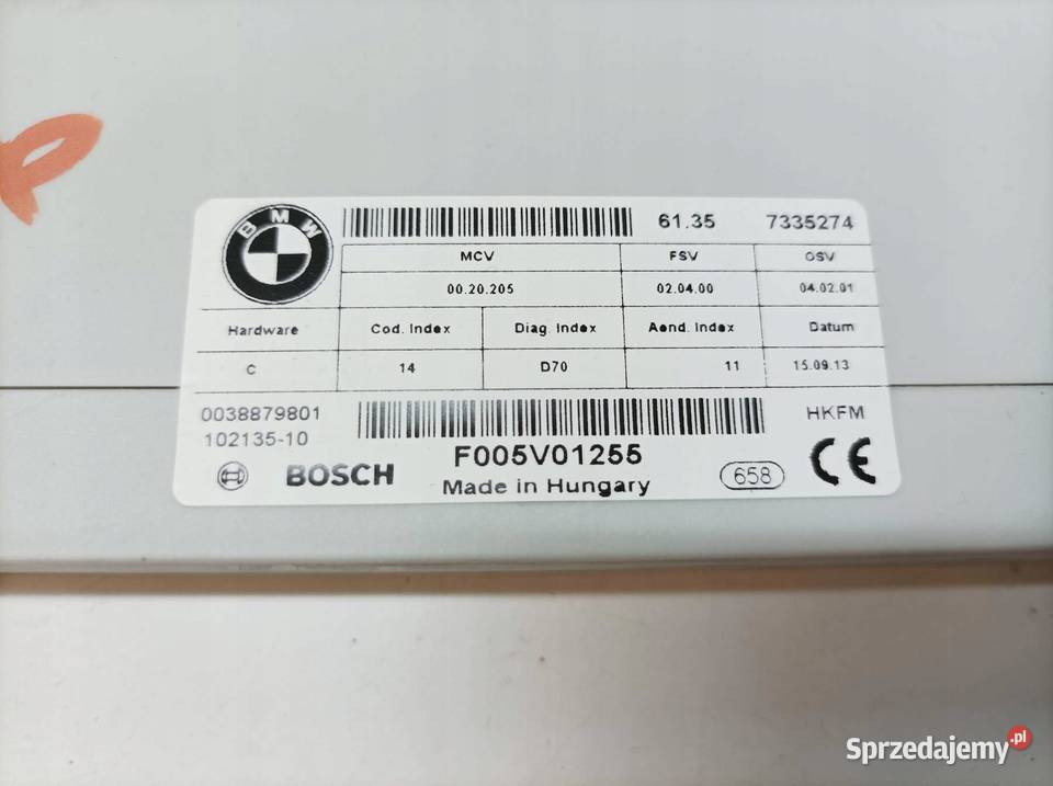 MODUŁ KLAPY BAGAŻNIKA 7335274 F005V01255 Bmw X6 świętokrzyskie sprzedam