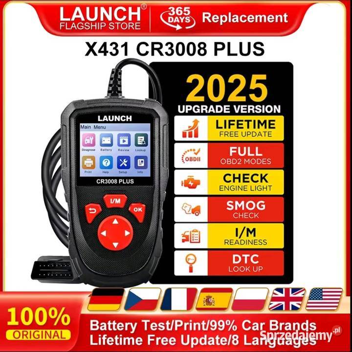Skaner Diagnostyczny LAUNCH CR3008 PLUS do Wrocław