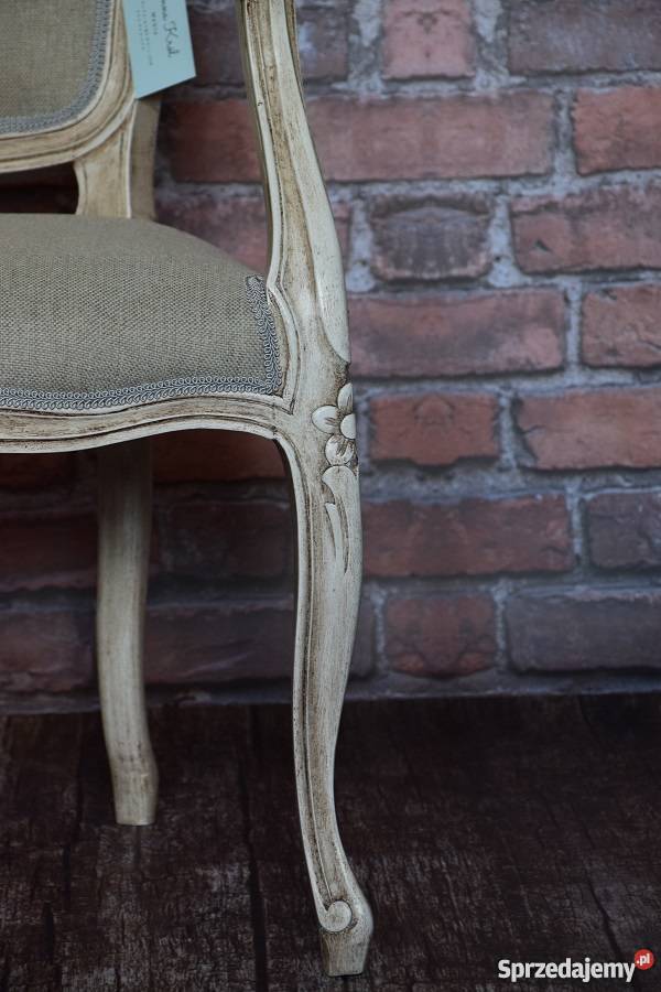 Fotel shabby chic ludwik unikat prowansja Meble wielkopolskie Piła