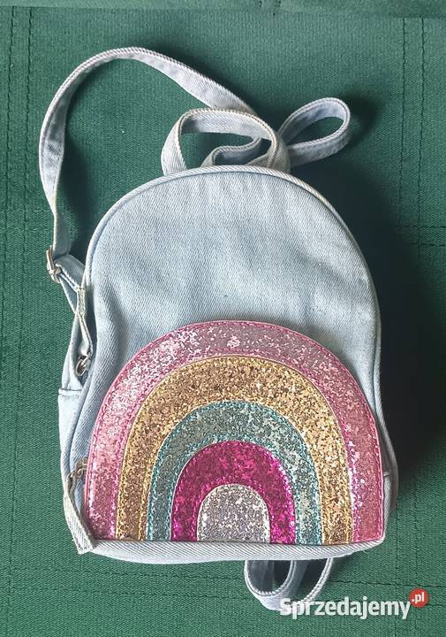 Plecak plecaczek jeansowy dżinsowy dziewczęcy Zbylitowska Góra