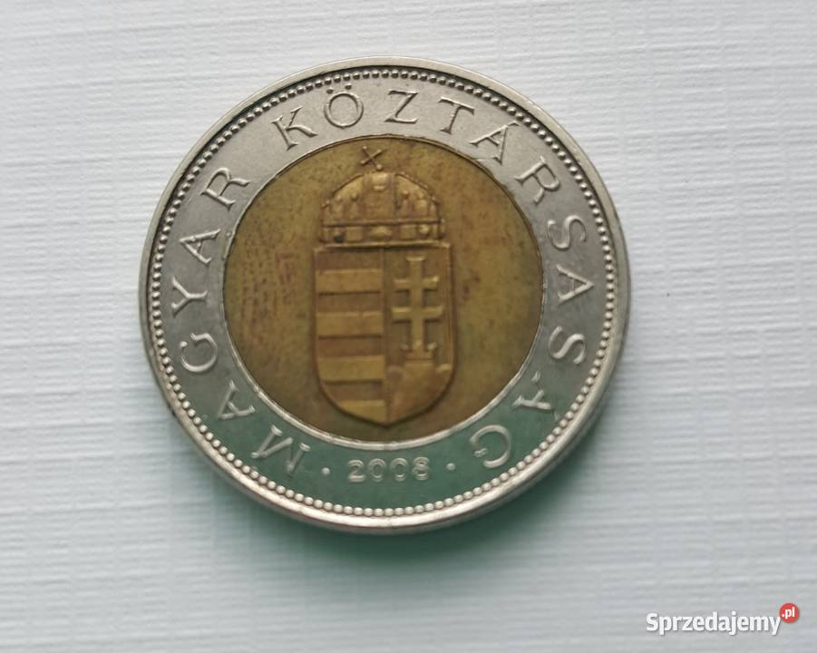 MONETA 100 forint z 2008r numizmatyka Węgry wielkopolskie Złotniki