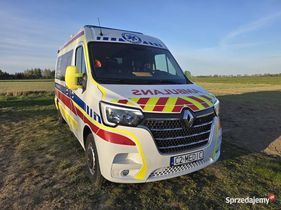 Renault Master AMBULANS z wyposażeniem typ C elektryczne szyby Bydgoszcz