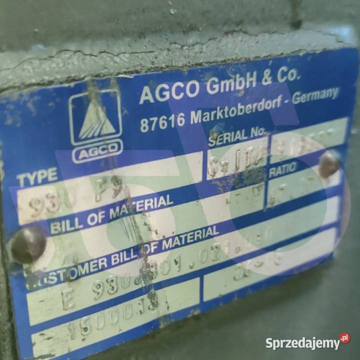 Mocowanie OŚ PRZEDNIA H816301050021 Fendt 930 Pozostałe Wilkowo