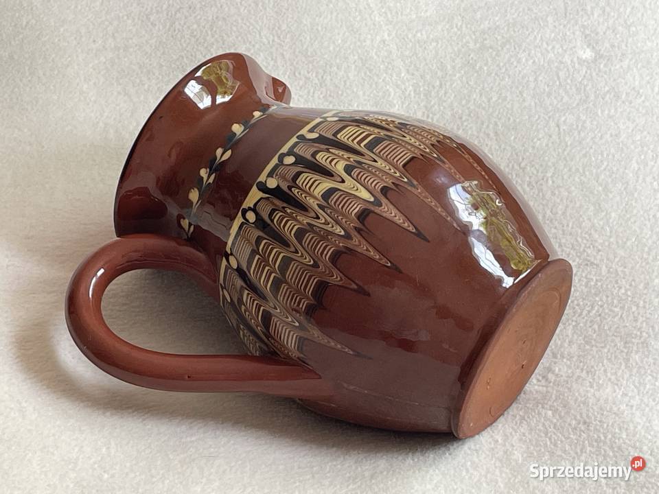 Dzbanek Trojan Bułgaria 185 kamionka porcelit