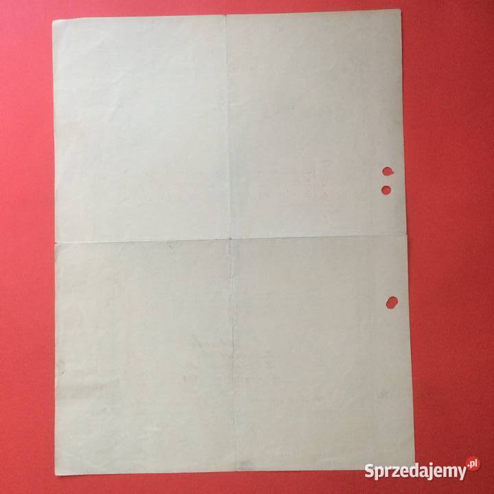 1812 Niemiecki Dokument Kościelny Szczecin sprzedam