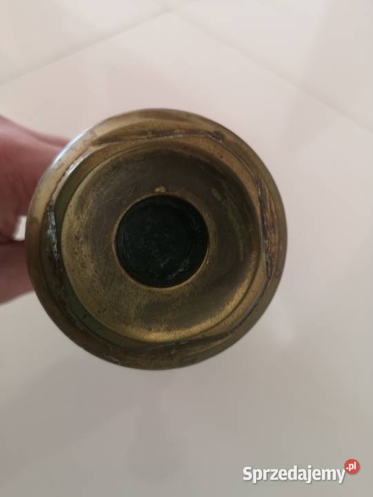 świecznik lichtarz Antyk miedziany Antyki kujawsko-pomorskie Toruń sprzedam