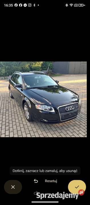 Wszystkie części Audi A4 B7 2007r 18T gaz KME Olsztyn sprzedam