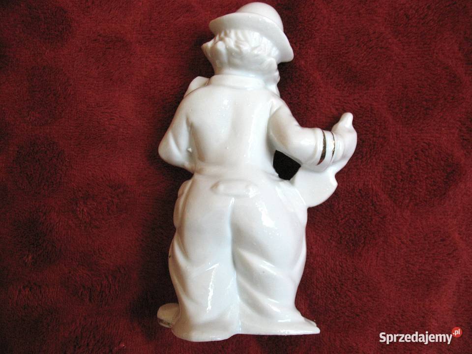 Klaun ze skrzypcami porcelana 14 x 8 x 5 Siedlce